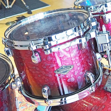 TAMA USED 中古 Starclassic Walnut/Birch 5pc Drum Kit - Molten Dark Raspberry Fade[打面側バスドラムフープ交換あり] 画像4