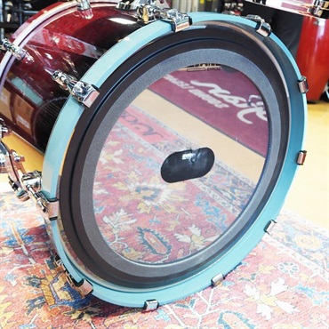 TAMA USED 中古 Starclassic Walnut/Birch 5pc Drum Kit - Molten Dark Raspberry Fade[打面側バスドラムフープ交換あり] 画像8