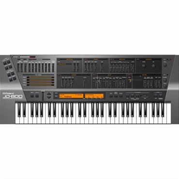Roland JD-800 Software Synthesizer [Lifetime Key] (ローランド)(ソフトシンセ)(オンライン納品)(2時間以内に納品) 画像1