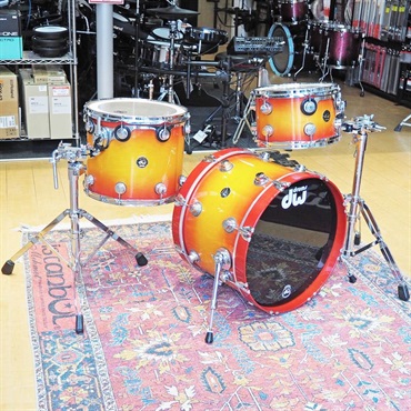 dw USED 中古 1998's Collector's Maple 3pc Drum Kit [BD20，TT12&15/樹脂製ハードケース付属] 画像1