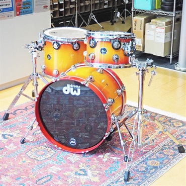 dw USED 中古 1998's Collector's Maple 3pc Drum Kit [BD20，TT12&15/樹脂製ハードケース付属] 画像2
