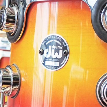 dw USED 中古 1998's Collector's Maple 3pc Drum Kit [BD20，TT12&15/樹脂製ハードケース付属] 画像3