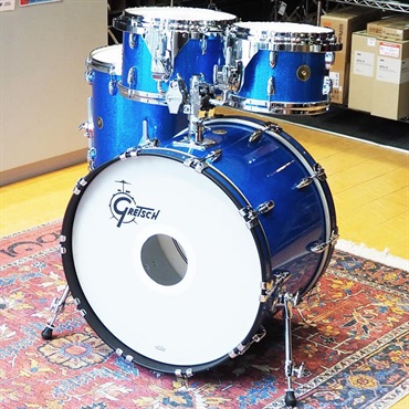 GRETSCH USED 中古 USA Custom 4pc Drum Kit -Blue Sparkle- [BD22，FT14、TT12、TT10] 画像2