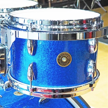 GRETSCH USED 中古 USA Custom 4pc Drum Kit -Blue Sparkle- [BD22，FT14、TT12、TT10] 画像4
