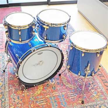 GRETSCH USED 中古 USA Custom 4pc Drum Kit -Blue Sparkle- [BD22，FT14、TT12、TT10] 画像7