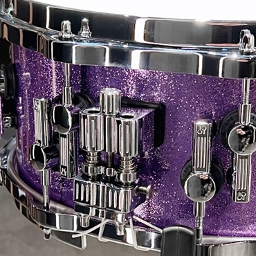 SONOR USED 中古品 SQ2 System Snare Drum - Maple Vintage 14×6 - Amethyst Sparkle 【特注品】 画像2