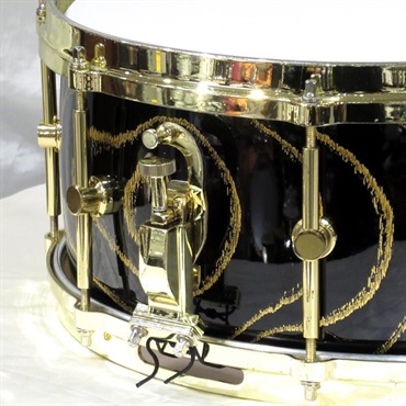 CANOPUS 【イケベ大阪特売品！】USED 中古 HS-1465-30th [Zelkova Snare Drum 30周年記念モデル ~金蘭~][シェル割れ補修痕あり] 画像2