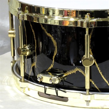 CANOPUS 【イケベ大阪特売品！】USED 中古 HS-1465-30th [Zelkova Snare Drum 30周年記念モデル ~金蘭~][シェル割れ補修痕あり] 画像4