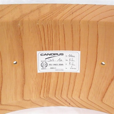 CANOPUS 【イケベ大阪特売品！】USED 中古 HS-1465-30th [Zelkova Snare Drum 30周年記念モデル ~金蘭~][シェル割れ補修痕あり] 画像7