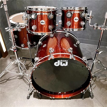dw Collector's Pure Maple 4pc Drum Kit [BD22，FT16，TT12&10 /Root Beer Metallic Lacquer] 画像1