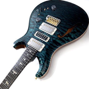 P.R.S. Ikebe 50th Anniversary Wood Library Special Semi-Hollow (Teal) [SN.0402032] 【2025年生産品】 画像5
