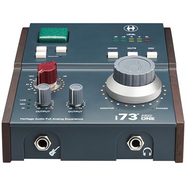 Heritage Audio i73 PRO ONE (ヘリテージ オーディオ)(USB-C接続オーディオインターフェイス)(73スタイルClass-Aプリアンプ)(2イン/4アウト) 画像2