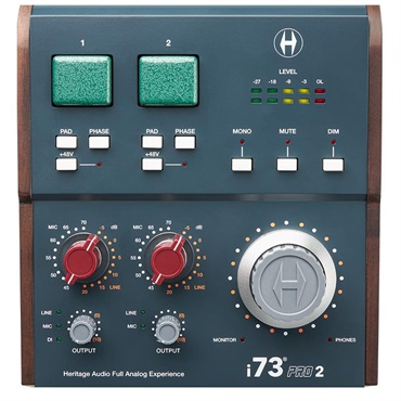 Heritage Audio i73 PRO 2 (ヘリテージ オーディオ)(USB-C接続オーディオインターフェイス)(73スタイルClass-Aプリアンプ)(2イン/4アウト) 画像1