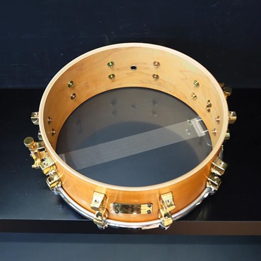 YAMAHA USED 中古 Maple Custom Snare Drum 14×5.5 [MSD0115/Vintage Natural][Made In Japan/後期型ラグ] 画像8