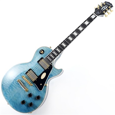 Epiphone Les Paul Custom Quilt (Ocean Blue Burst) 画像1