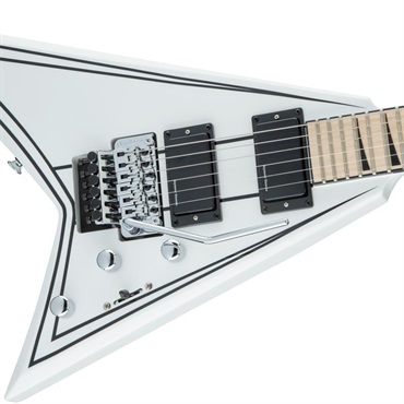 Jackson X Series Rhoads RRX24M (Snow White with Black Pinstripes) 画像2