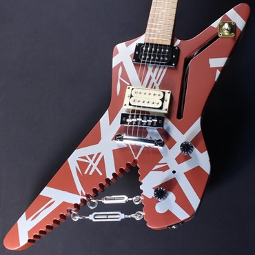 EVH Striped Series Shark (Burgundy with Silver Stripes/Pau Ferro) #KWE2400046【B級特価】 画像2