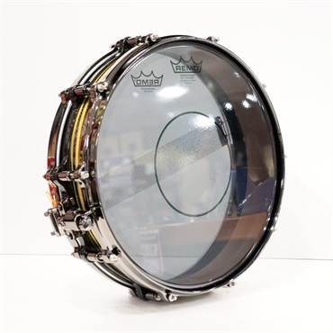 Pearl 【イケベ楽器店創業50周年記念モデル】Masterworks Snare Drum 14x3.5 Free Floating - Gold Swirl on Black Carbon 画像4