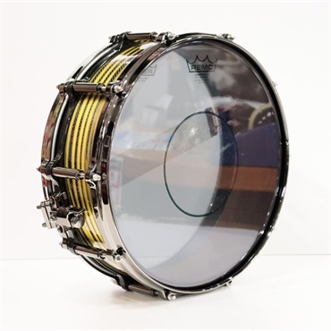 Pearl 【イケベ楽器店創業50周年記念モデル】Masterworks Snare Drum 14x5 Free Floating - Gold Swirl on Black Carbon 画像4