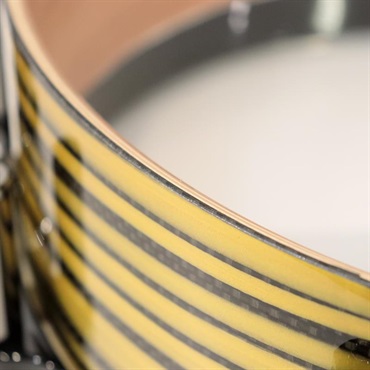 Pearl 【イケベ楽器店創業50周年記念モデル】Masterworks Snare Drum 14x5 Free Floating - Gold Swirl on Black Carbon 画像7