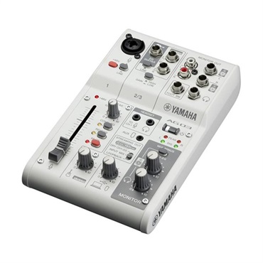 YAMAHA AG03MK2 W + OYAIDE製高品質USBケーブルセット (ヤマハ)(USBミキサー)(配信用インターフェース)(Type C to C 1.0m)(オヤイデ) 画像1