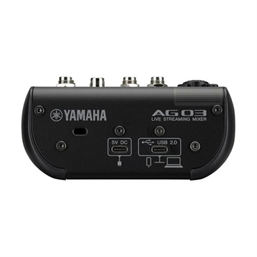 YAMAHA AG03MK2 B + OYAIDE製高品質USBケーブルセット (ヤマハ)(USBミキサー)(配信用インターフェース)(Type C to C 1.0m)(オヤイデ) 画像3