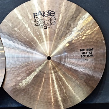 PAiSTe USED 中古 2002 Black Big Beat Hihat 16 pair [Top:938g/Bottom:1156g] 画像5