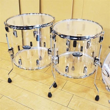 Pearl USED 中古 CRB525FP/C #730 [CRYSTAL BEAT 5pc Shell Pack/BD22，FT16＆14，TT12＆10 / カラー：Ultra Clear] 画像6