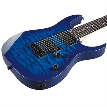 Ibanez GRG7221QA TBB [7-strings model] (Transparent Blue Burst) 画像1