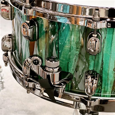 TAMA MBSS65BN-GGA [Starclassic Performer 14''×6.5''Snare Drum - Green Grove Aurora Finishes w/Black Nickel Hardware]【限定品】 画像1