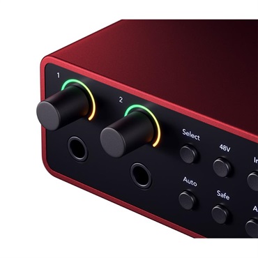 Focusrite 【予約商品・5月23日入荷予定】Scarlett 4i4 gen4 + OYAIDE製高品質USBケーブルセット(Type C to C 1.0m)(4in4out・USB-C オーディオインターフェイス)(フォーカスライト)(オヤイデ)【Cubase LE付属】 画像5