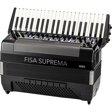 KORG FISA SUPREMA PIANO ピアノ式 電子アコーディオン (FSUP-P MBK) AERO DIGITAL INSTRUMENT コルグ フィサ スプレーマ イタリア Italy 画像1