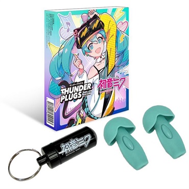 Thunderplugs 【数量限定品】Thunderplugs初音ミクコラボモデル2025 5-piece set (5個セット)【期間限定超特価！】(サンダープラグス)(ライブ用耳栓)(マジカルミライ 2025)(HATSUNE MIKU) 画像1