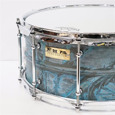 PORK PIE USED 中古 Patina Brass Snare Drum 14''×6.5'' 画像1