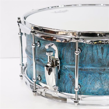 PORK PIE USED 中古 Patina Brass Snare Drum 14''×6.5'' 画像2