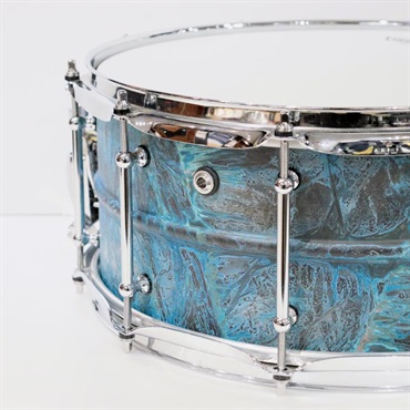 PORK PIE USED 中古 Patina Brass Snare Drum 14''×6.5'' 画像3