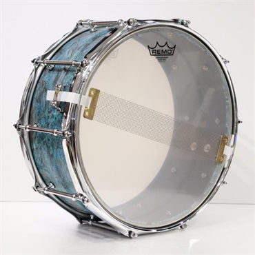 PORK PIE USED 中古 Patina Brass Snare Drum 14''×6.5'' 画像6