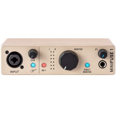Arturia MINIFUSE 1 CHAMPAGNE (アートリア)(ミニフューズ)(シャンパン)(オーディオインターフェース)(Type-C対応) 画像1