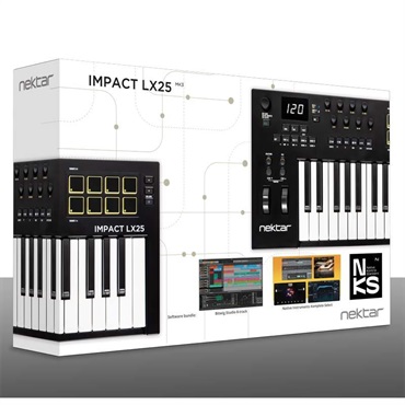 Nektar Technology Impact LX25 mk3  (ネクターテクノロジー)(USB・MIDIコントローラー)(エルエックスマーク3) 画像4