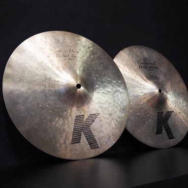 Zildjian USED 中古 K Custom Dark HiHat 14 pair [Top:1100g/Bottom:1204g] 画像1
