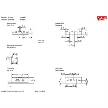 Schaller S・FRT-2 BC R2/42 (Schaller Tremolo BC) 画像4
