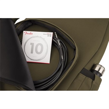 Fender USA 【夏先取り大特価セール】Troubadour Electric Guitar Gig Bag， Olive [0991512498] 画像6