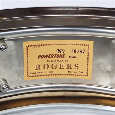 Rogers VINTAGE 60s Powertone Snare Drum C.O.B 14×5 画像10