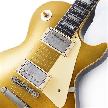 Gibson Murphy Lab 1957 Les Paul Gold Top Reissue Double Gold Dark Back Light Aged SN.751280 画像3