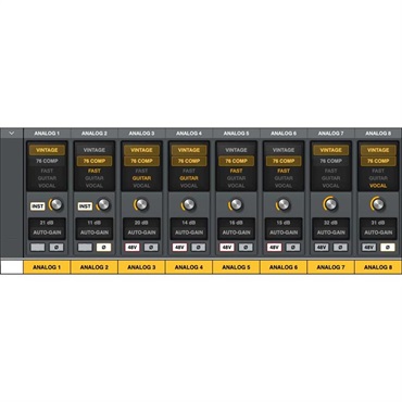Universal Audio Volt 876 USB Audio Interface(32bit interger/192kHz・iOS対応USB-Cオーディオインターフェイス)(8chマイクプリアンプ搭載)(ユニバーサルオーディオ)(LUNA DAWソフト付属) 画像5