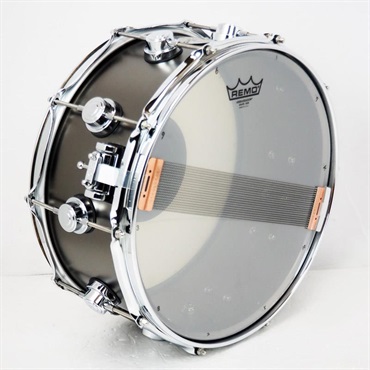 dw USED 中古 DRVD6514SVCBK [Collector's Satin Black over Brass Snare 14''x6.5''] 画像4
