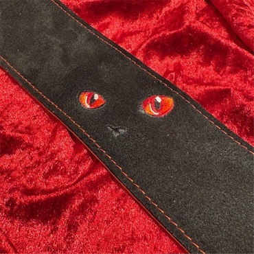 Grande uomo L-Slide Strap　ねこ　ガーネット　イタリアンスエード 画像1