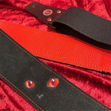 Grande uomo L-Slide Strap　ねこ　ガーネット　イタリアンスエード 画像2