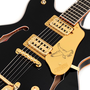 GRETSCH Falcon Center Block LTD with String-Thru Bigsby and Gold Hardware（Midnight Sapphire/Ebony) 画像3