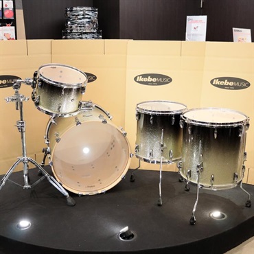 Pearl USED 中古 Masters Custom MCX 4pcs Drum Set  - Black Sparkle Fade 画像1